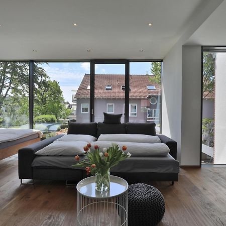 Moderne Studio-Wohnung Gersthofen Eksteriør billede