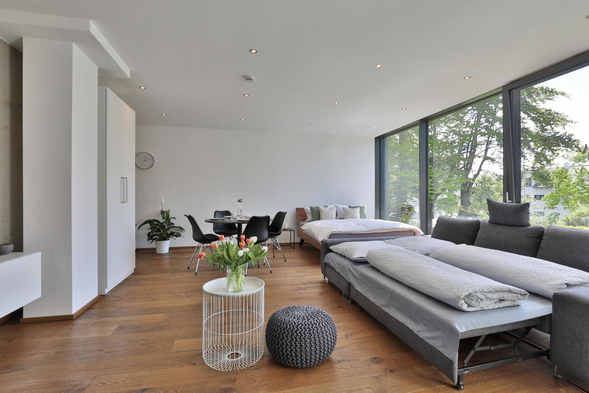 Moderne Studio-Wohnung Gersthofen Eksteriør billede