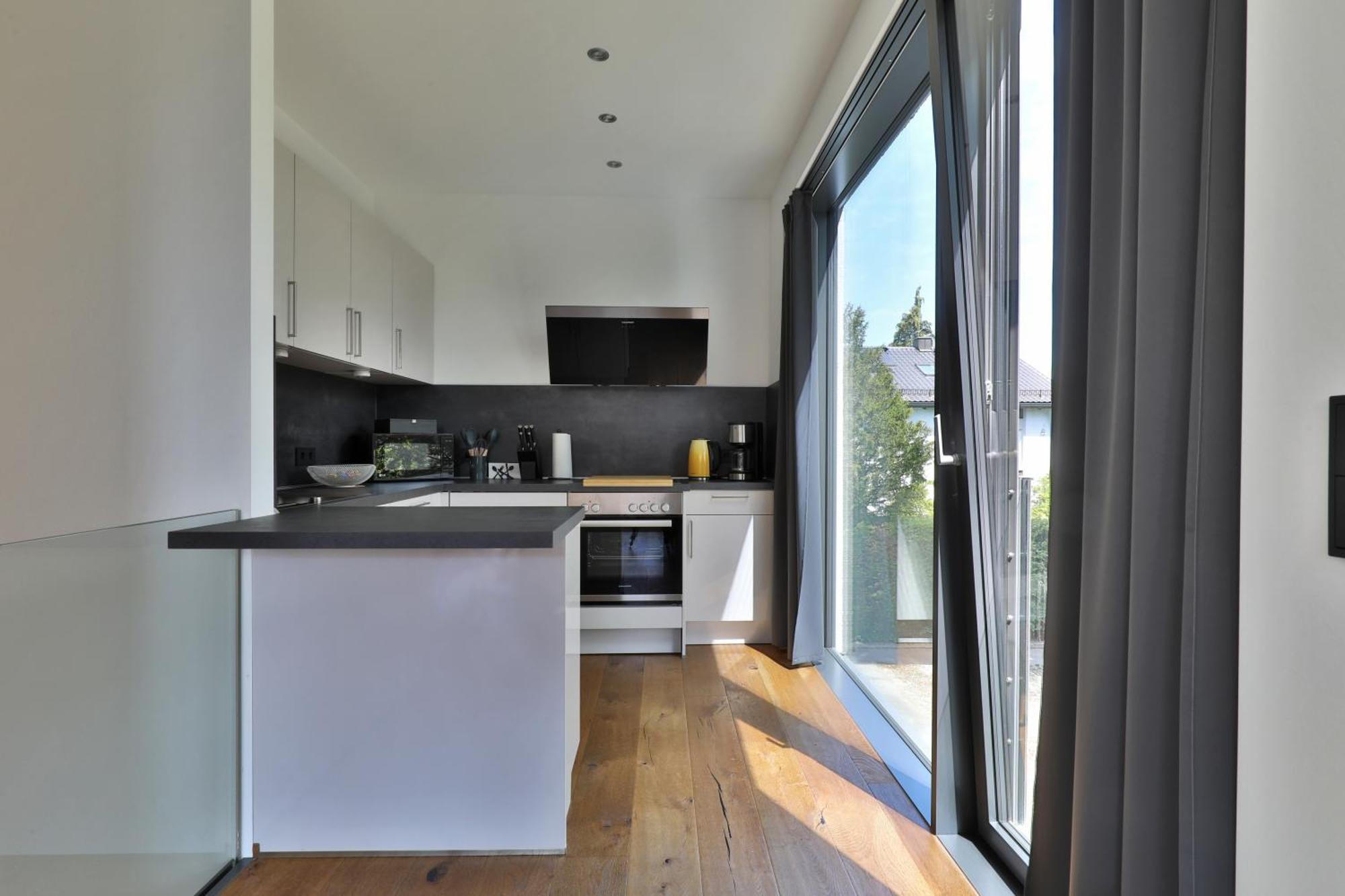 Moderne Studio-Wohnung Gersthofen Eksteriør billede