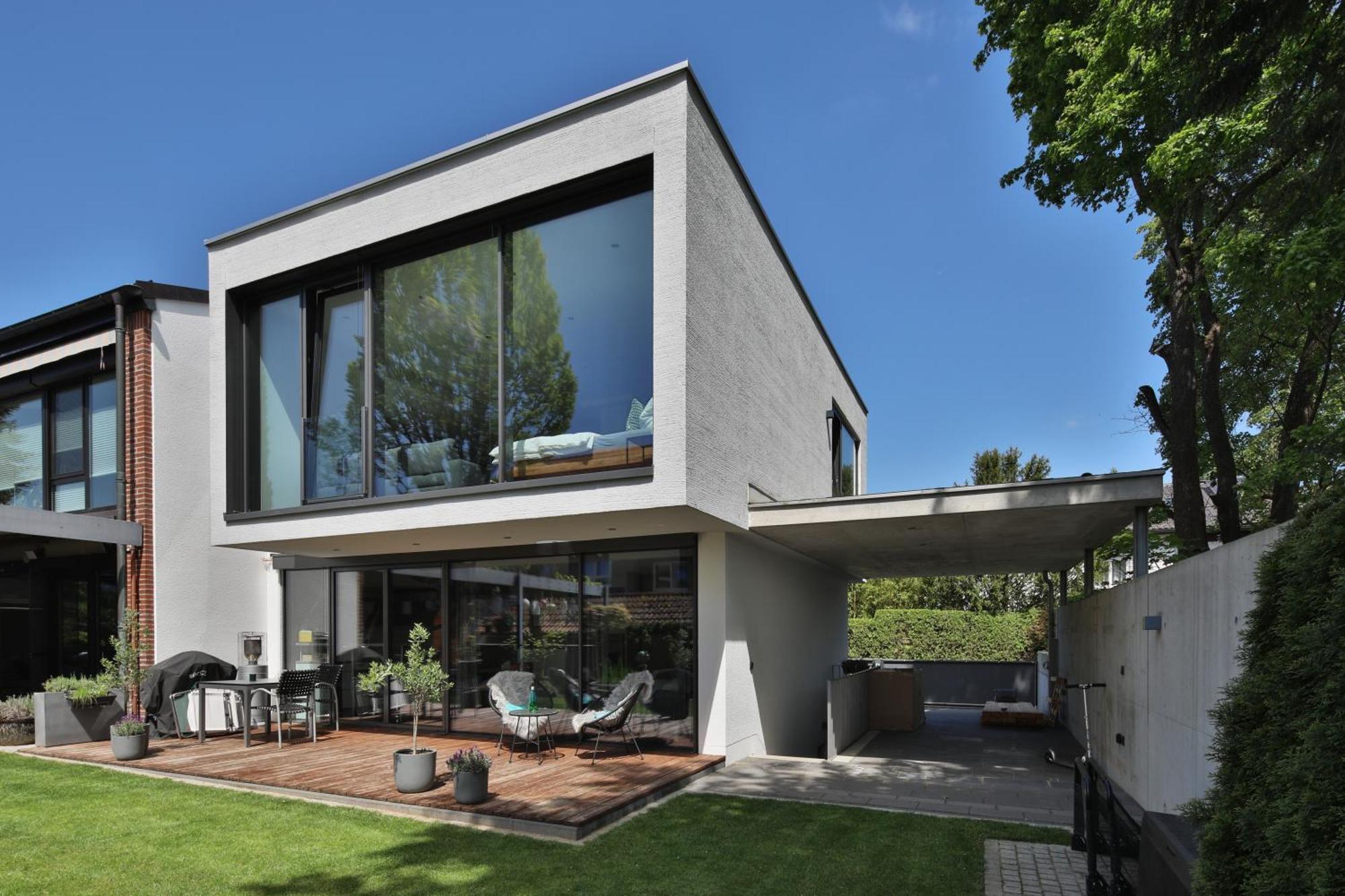 Moderne Studio-Wohnung Gersthofen Eksteriør billede
