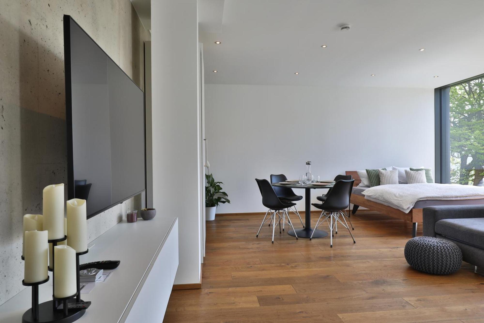 Moderne Studio-Wohnung Gersthofen Eksteriør billede