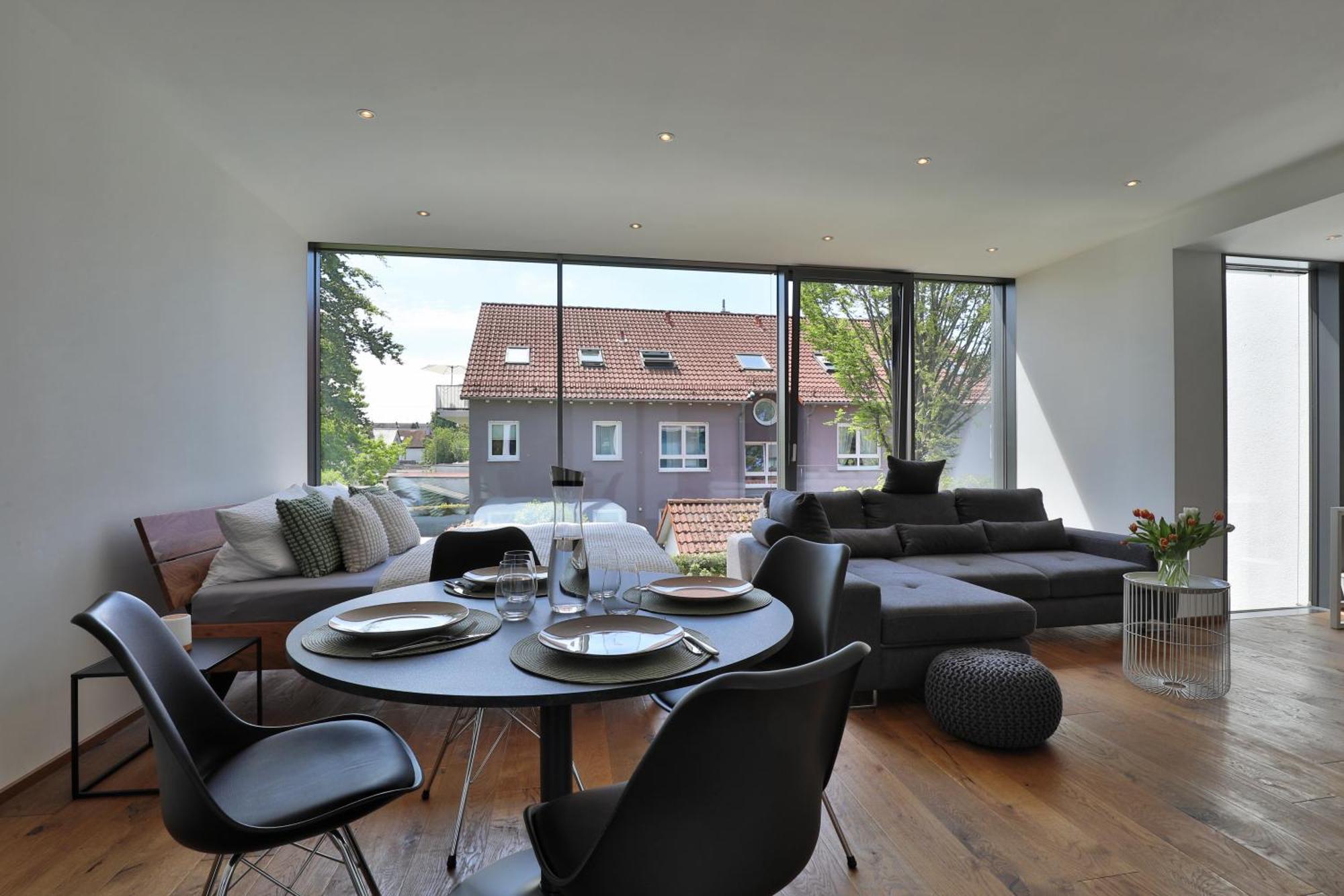 Moderne Studio-Wohnung Gersthofen Eksteriør billede