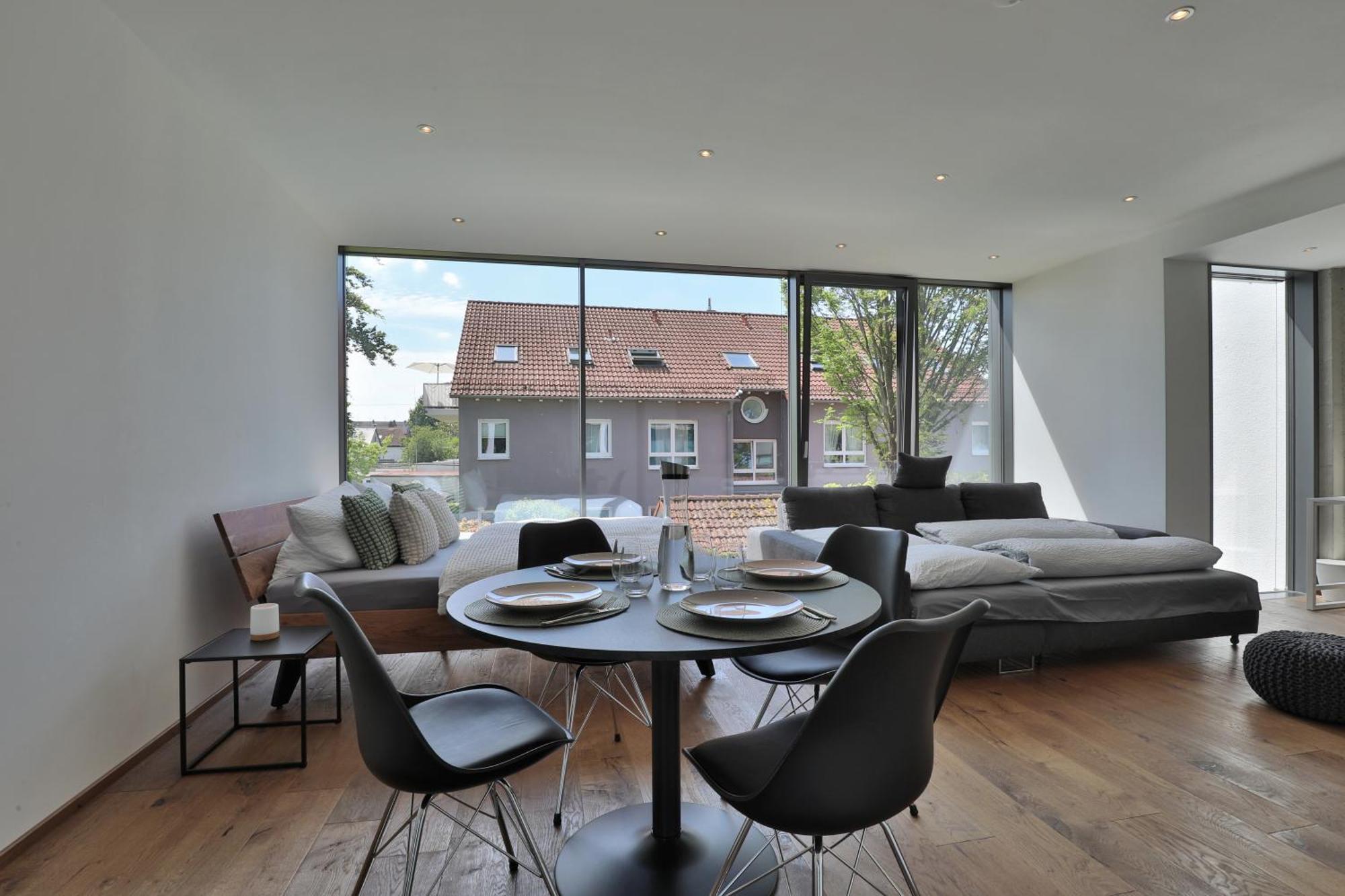 Moderne Studio-Wohnung Gersthofen Eksteriør billede
