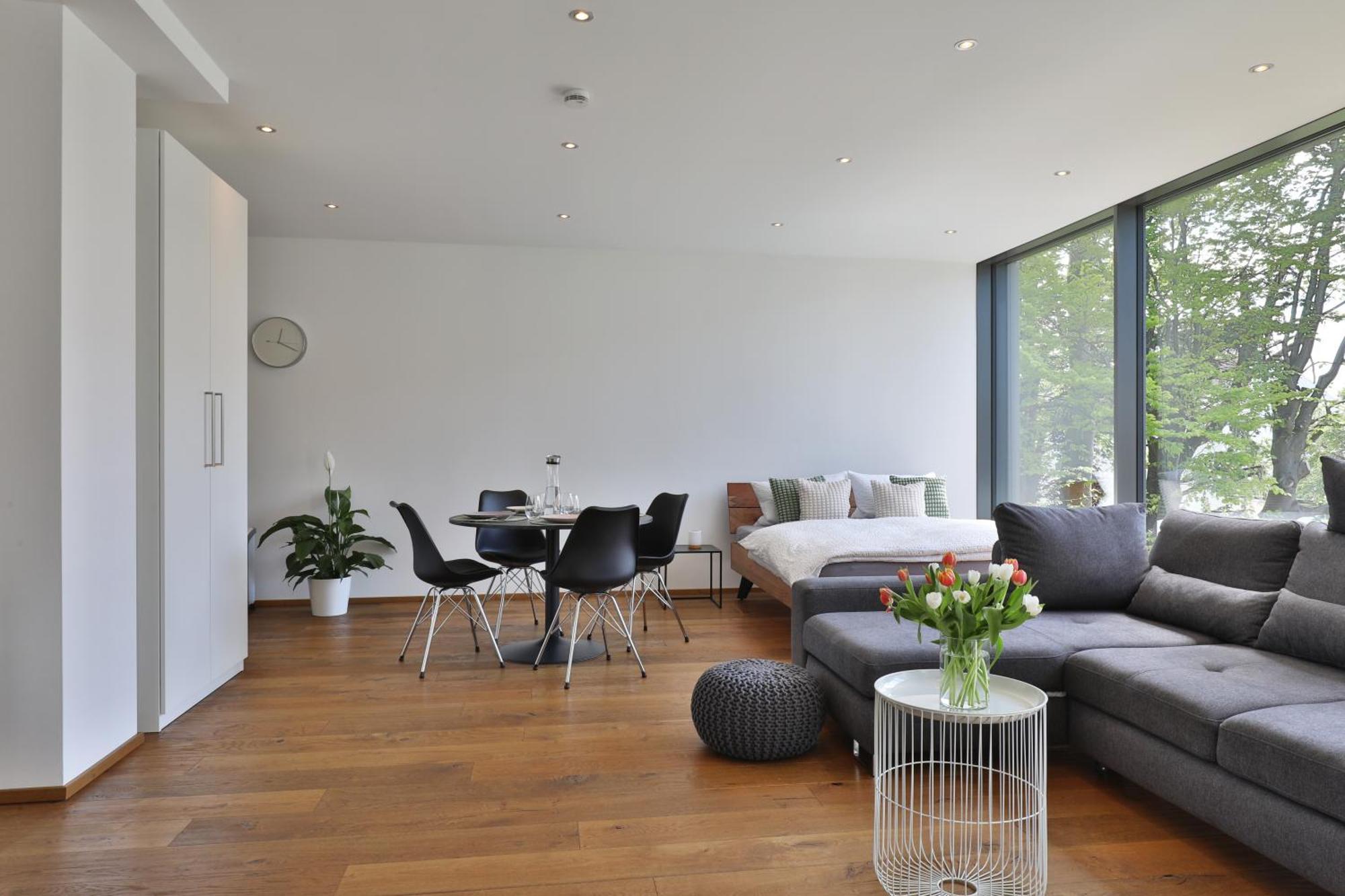 Moderne Studio-Wohnung Gersthofen Eksteriør billede